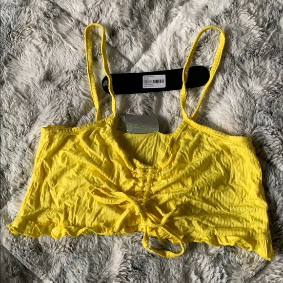 Yellow Crop top - Picture 1 of 4